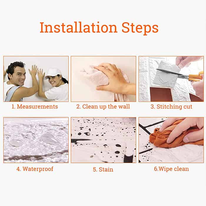 RocksWall, three-dimensional wall stickers with rock effect (10 pcs.) (1+1 FREE ) - Image 4
