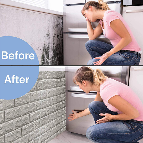 Self-adhesive backing and easy installation