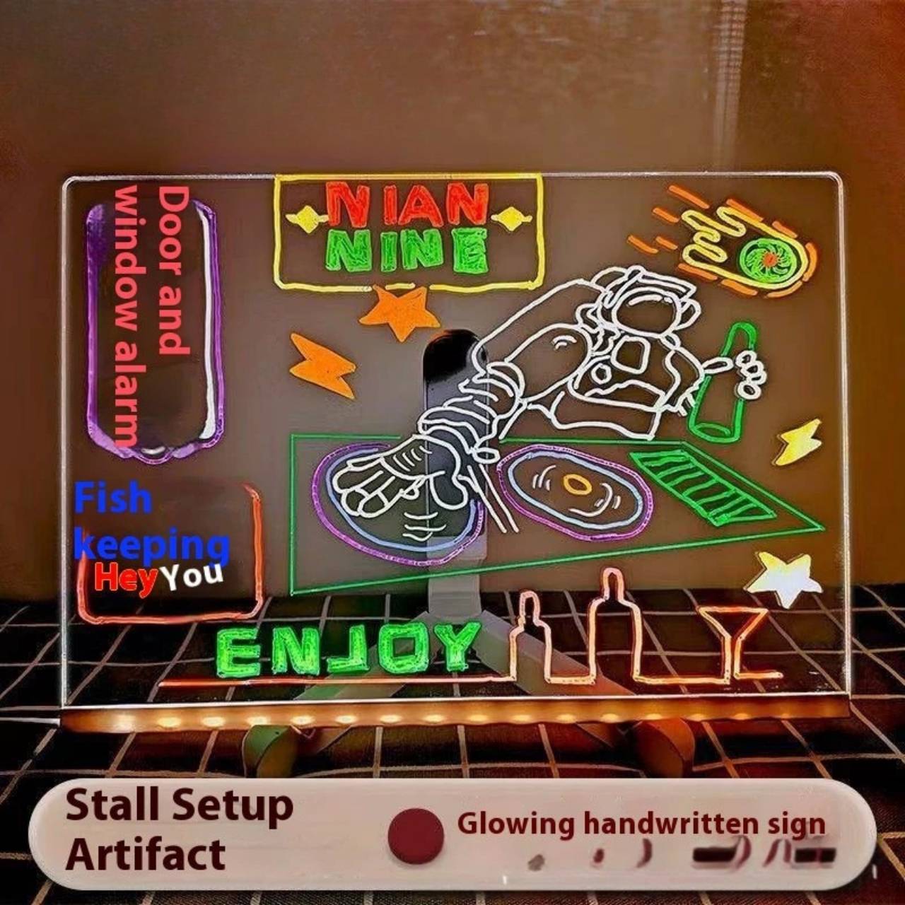 A4Lumily, acrylic LED board for lettering and drawings - Image 2