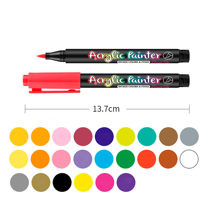 AcrylicMarkers, acrylic markers (24 pcs) - Image 2