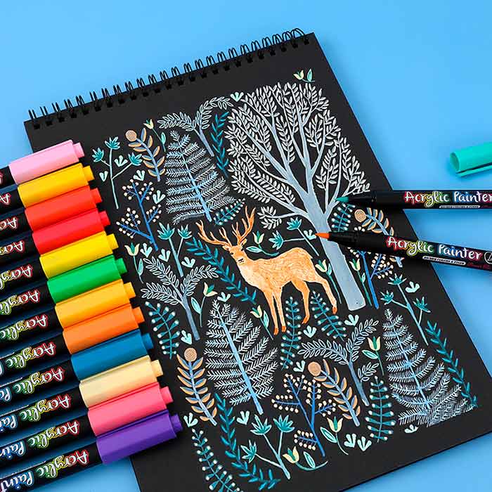 AcrylicMarkers, acrylic markers (24 pcs) - Image 3