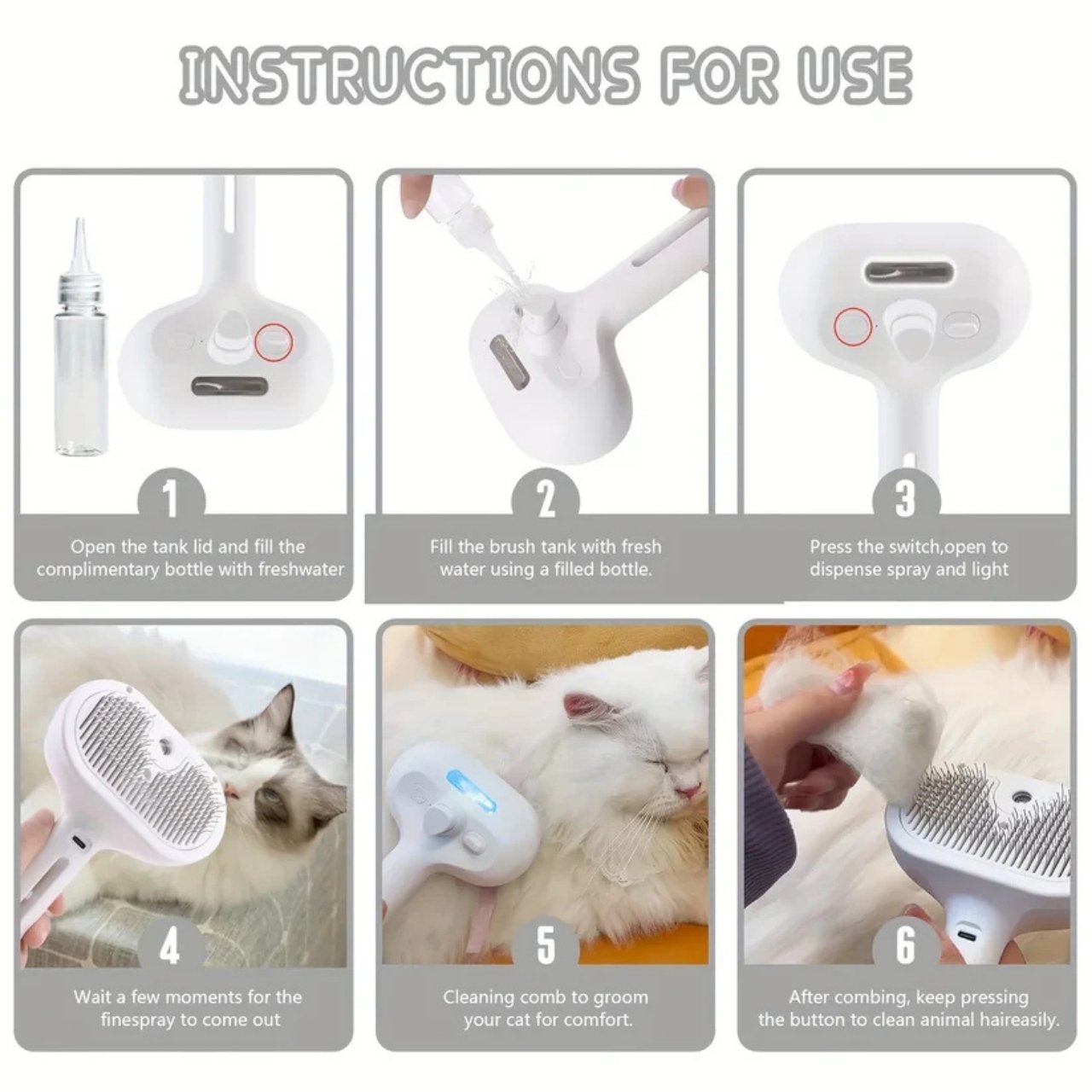 AllinOneBrush, steam brush for pets - Image 10