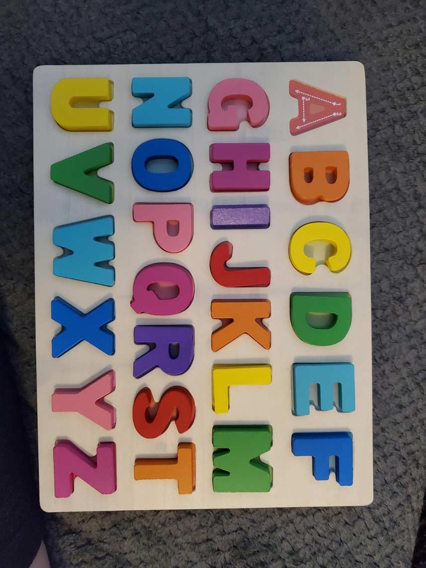 AlphabetPuzzle, wooden letter puzzle - Image 5