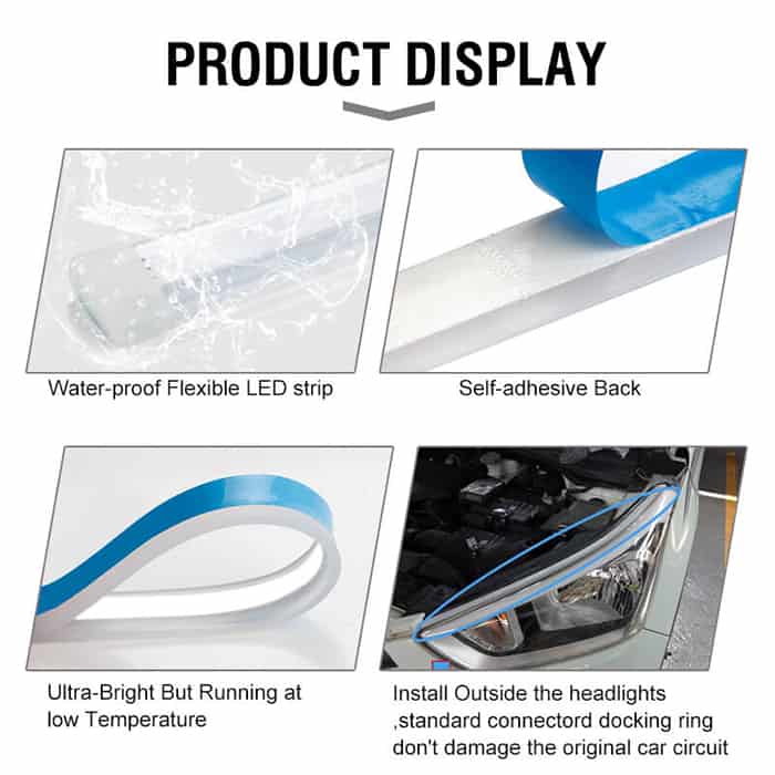 AngelLux, self-adhesive light strip with LED lights (2 pcs.) - Image 6