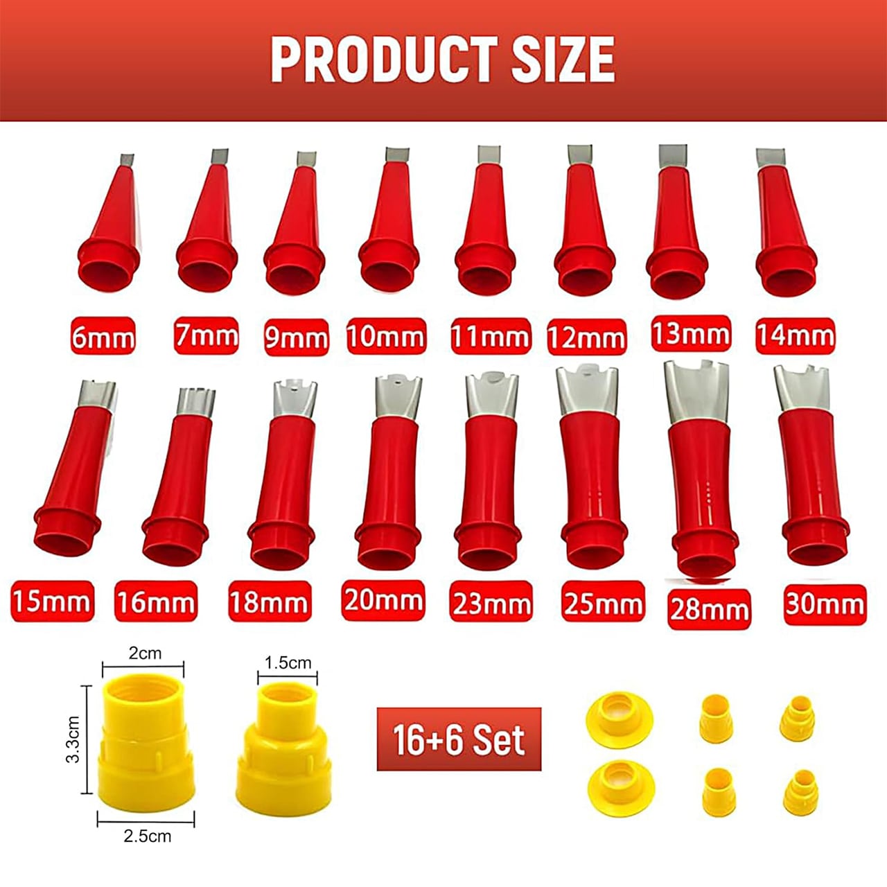 ApplicNozzle, 22-piece set of compounding and sealing nozzles - Image 4
