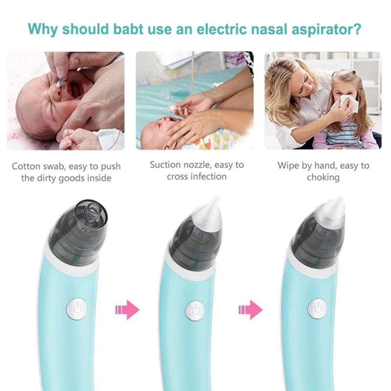 Aspirator, nasal aspirator for babies - Image 4
