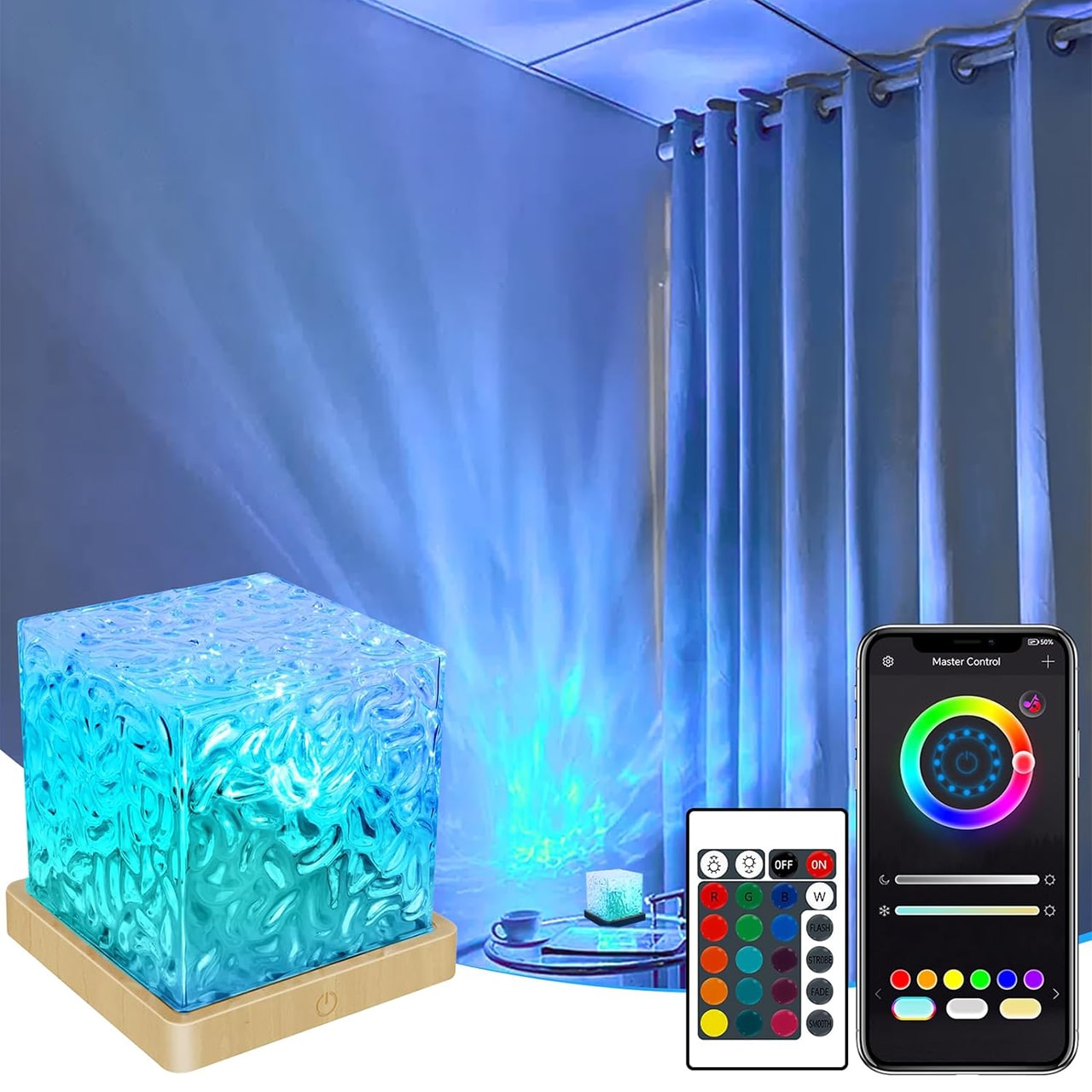 AuroraBorealis, a decorative lamp with a northern lights effect - Image 7