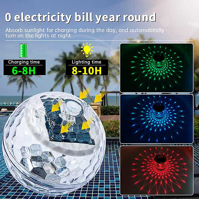 BallLamp, a waterproof and solar LED light that changes colours - Image 9