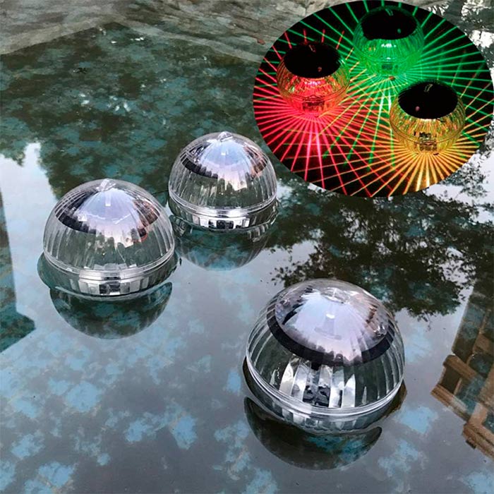 The solar light allows you to change 7 different types of colour!