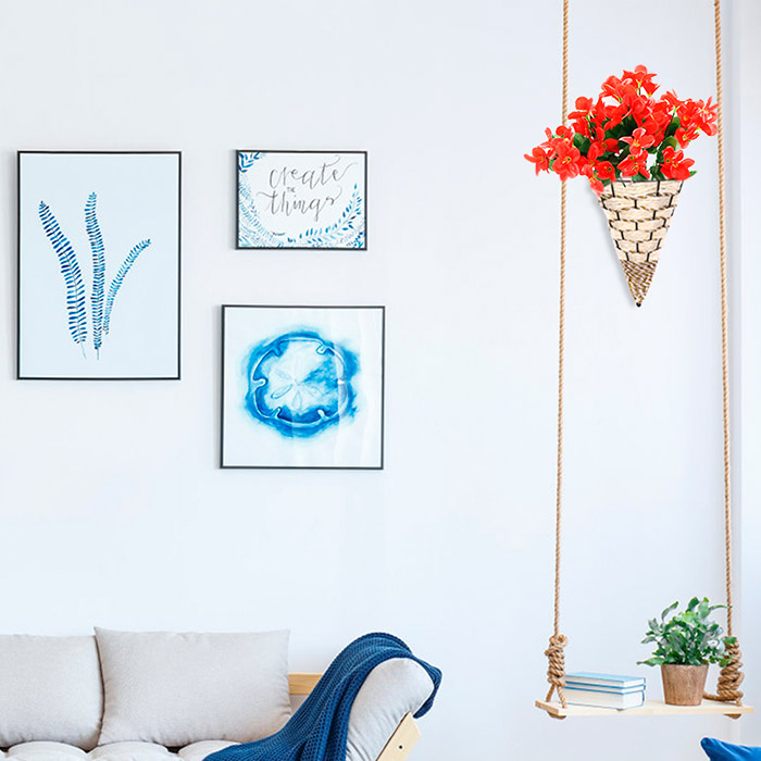 A wonderful addition to walls or other flat surfaces in all indoor and outdoor spaces!