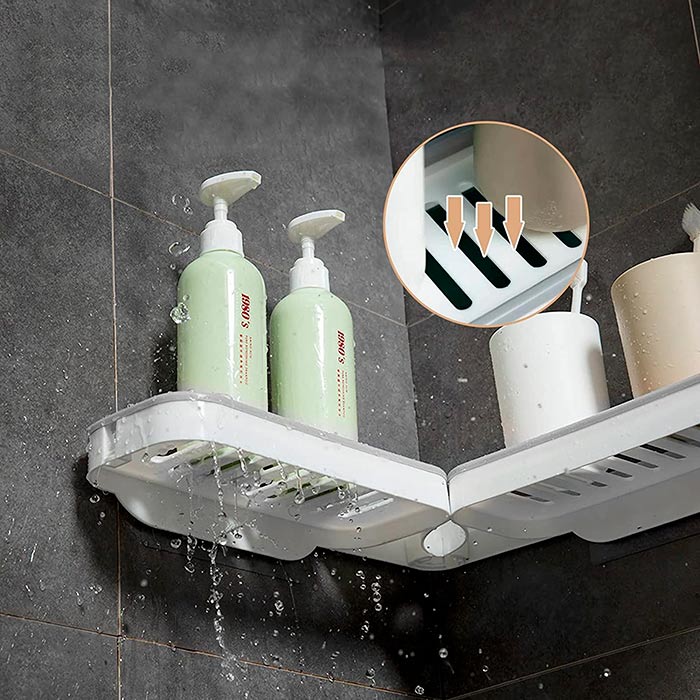 BathroomShelf, bathroom shelf that can be installed at 90° or 180° - Image 6