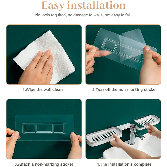 BathroomShelf, bathroom shelf that can be installed at 90° or 180° - Image 7