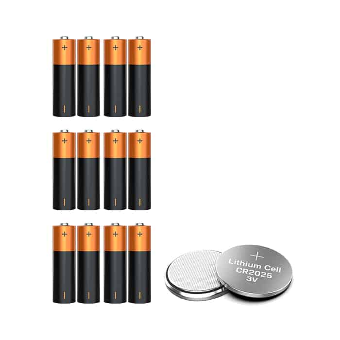 Battery set for GlowWaterLights LED lights (13 pcs.) - Image 3