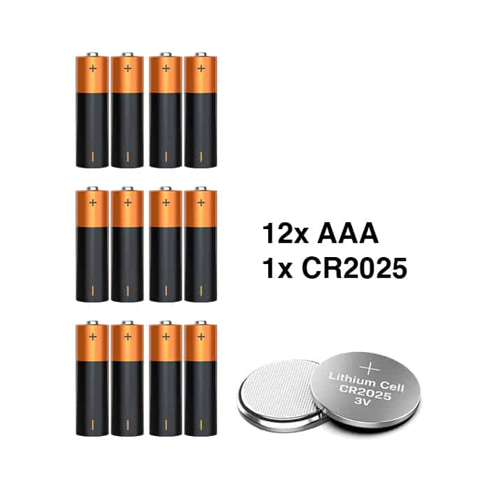 Battery set for GlowWaterLights LED lights (13 pcs.) - Image 4
