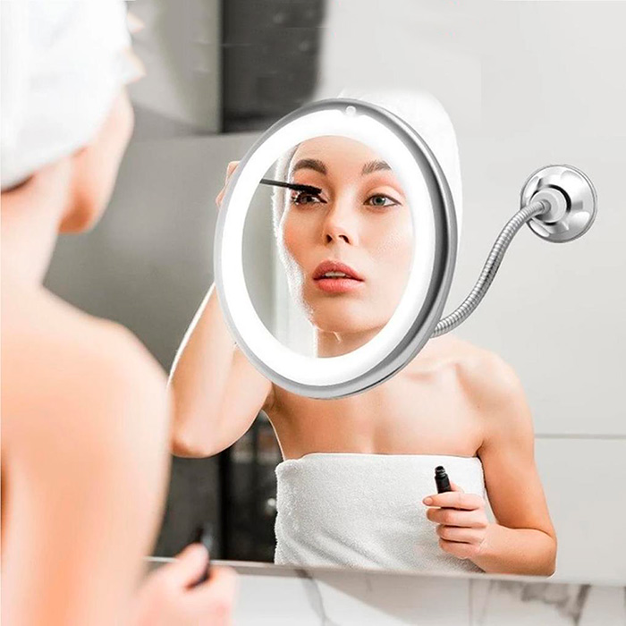 BeautyMirror, a mirror with magnification, powerful LED light and a bendable holder - Image 10
