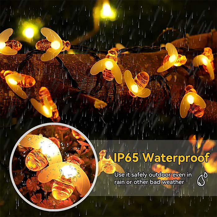 BeeLights, solar lamp with 30 bee-shaped LED lights - Image 4