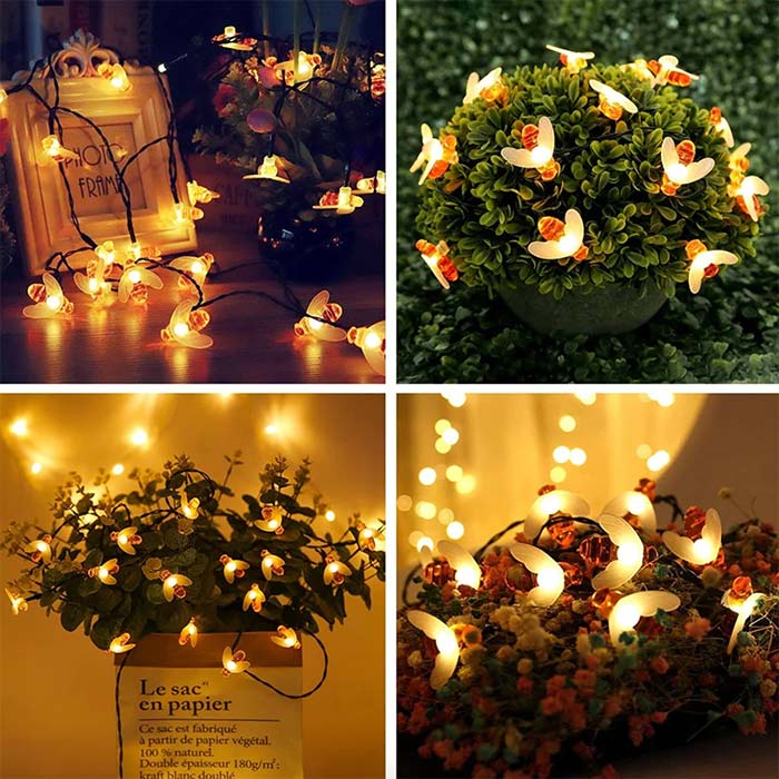 BeeLights, solar lamp with 30 bee-shaped LED lights - Image 6