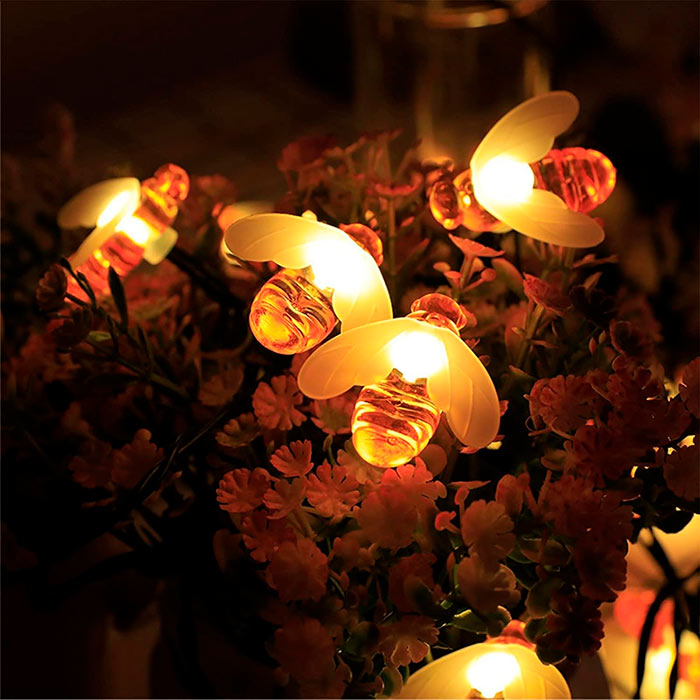 BeeLights, solar lamp with 30 bee-shaped LED lights - Image 8