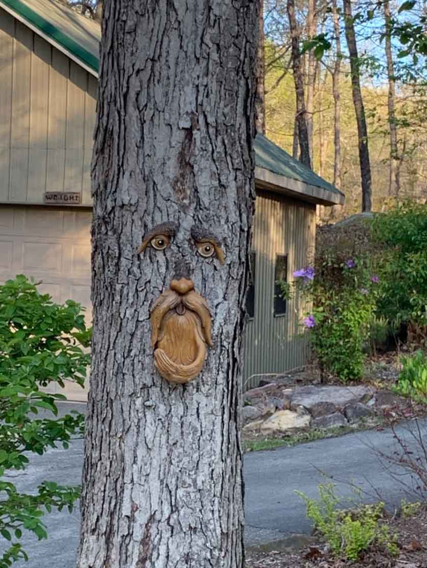 BirdFeeder, a tree decoration in the shape of a face that is also a bird feeder - Image 8
