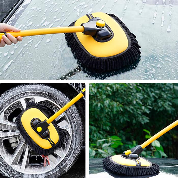 Extremely soft and gentle bristles that won't damage your car!