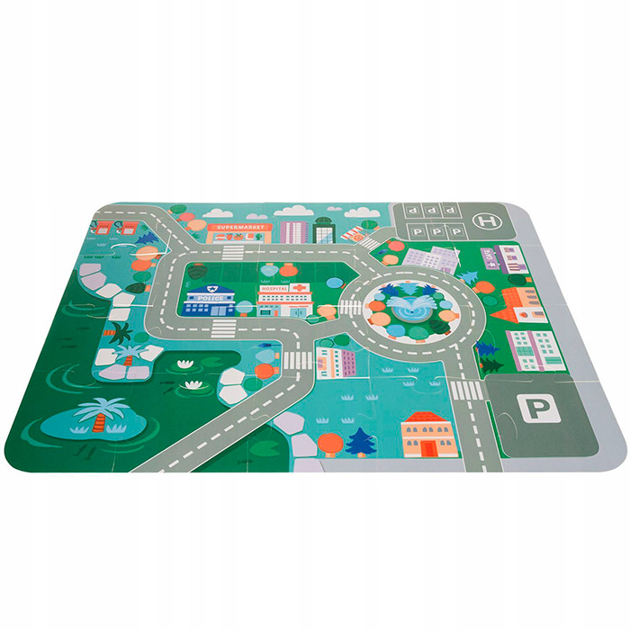 BlockCity, a set of blocks in different shapes with a handy box and play mat - Image 6