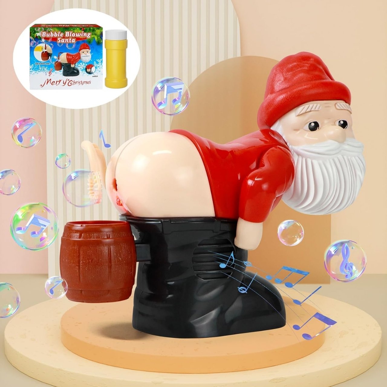 BlowSanta, Santa Claus soap bubble toy - Image 5