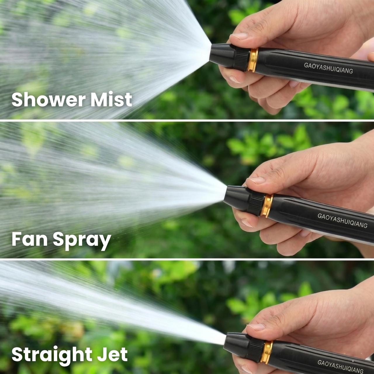 3 different spray modes