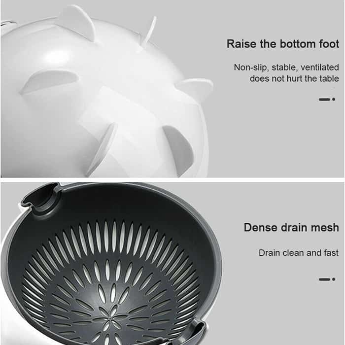 BowlCutter, multi-purpose slicer with added strainer and hand peeler - Image 5