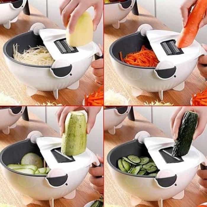 BowlCutter, multi-purpose slicer with added strainer and hand peeler - Image 6