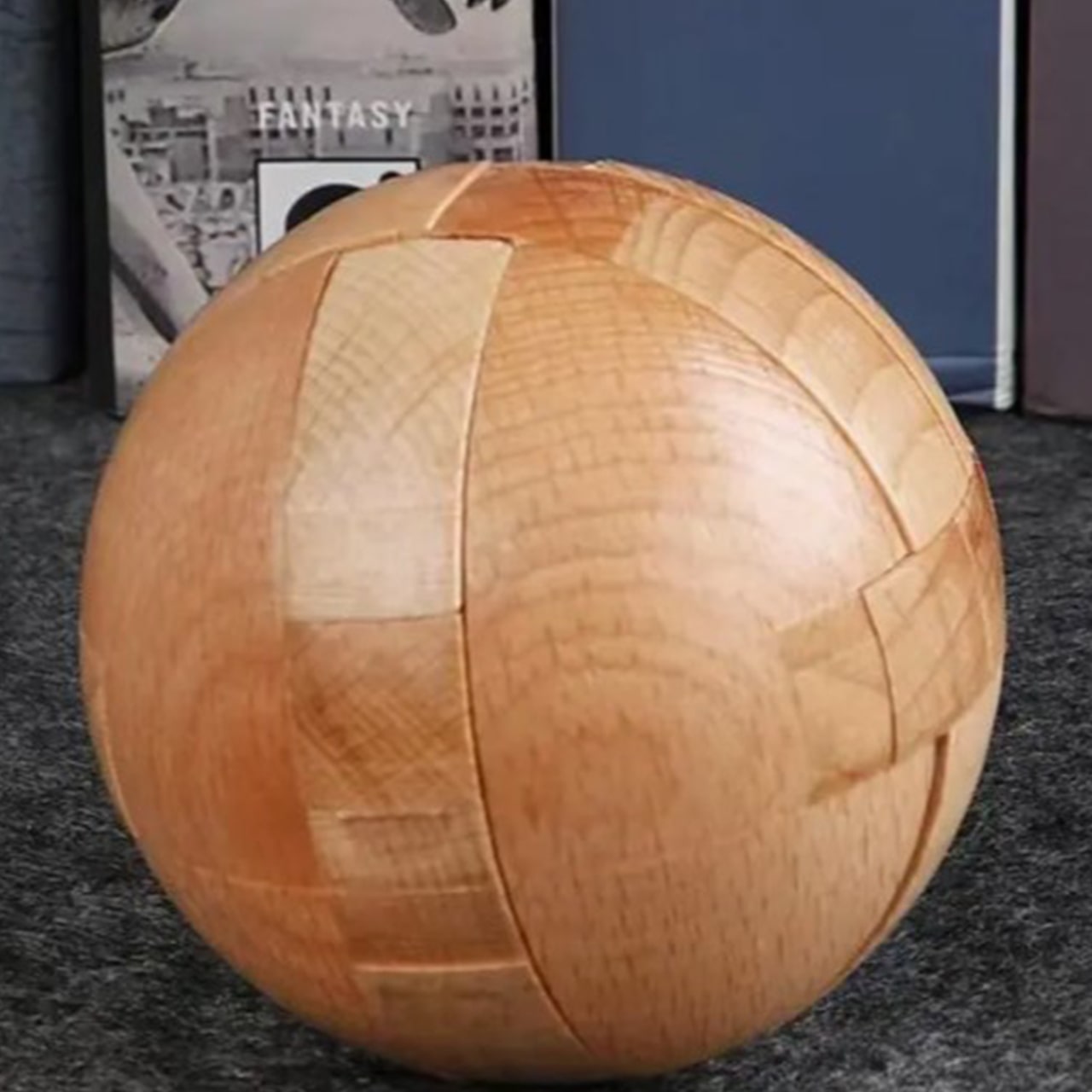 BrainTeaser, wooden puzzle in the shape of a sphere - Image 3
