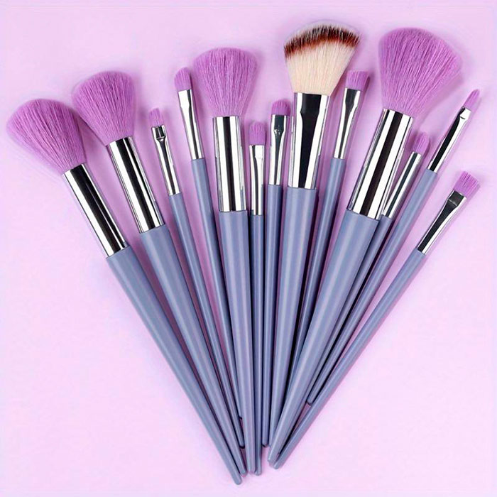 BrushSet, 13-piece make-up brush set with carrying case - Image 3