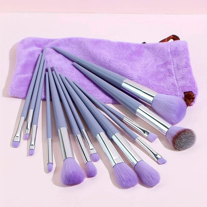BrushSet, 13-piece make-up brush set with carrying case - Image 4