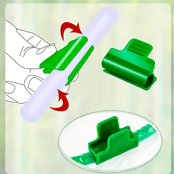 Buckles for securing foil, fleece and netting (30 pieces) - Image 6