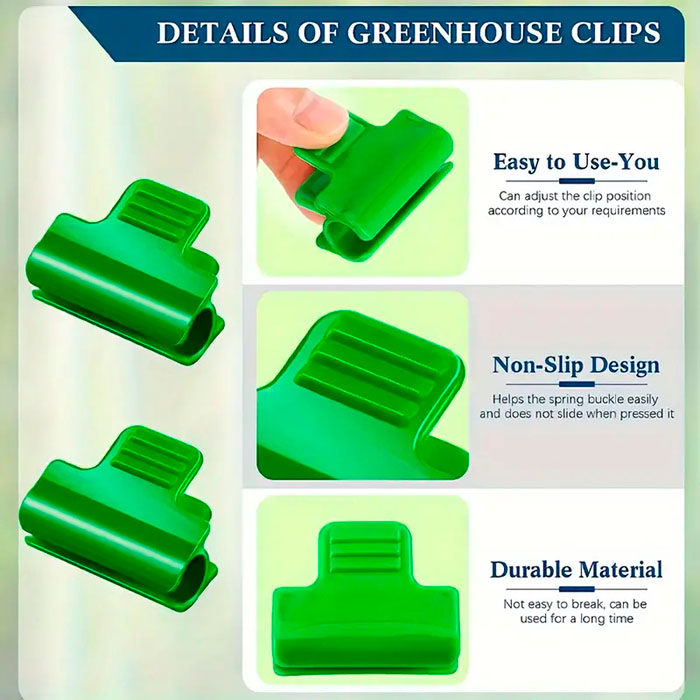 Buckles for securing foil, fleece and netting (30 pieces) - Image 7