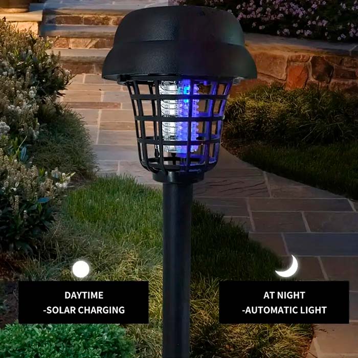 BugHunt, solar lamp that repels mosquitoes (2 pieces) - Image 5
