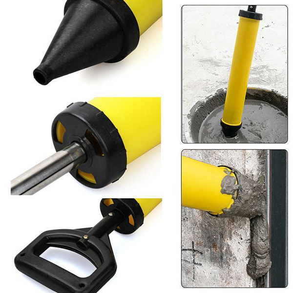 Easy to apply - select the nozzle, attach it to the pump, dip it in the mortar, pull the lever and push to apply the mortar to the desired surface!