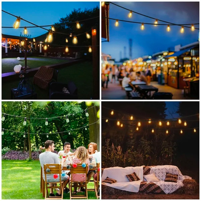 BulbLights, 50 indoor and outdoor retro LED lights recharged with solar energy - Image 6