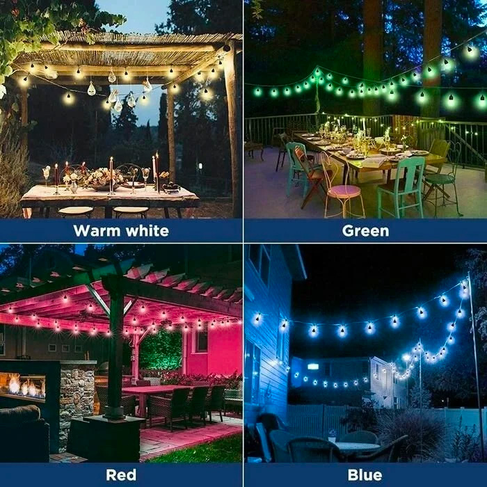 BulbLights, 50 indoor and outdoor retro LED lights recharged with solar energy - Image 7