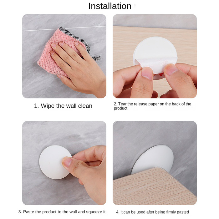 BumperStop, silicone self-adhesive wall protector (10 pcs) - Image 8