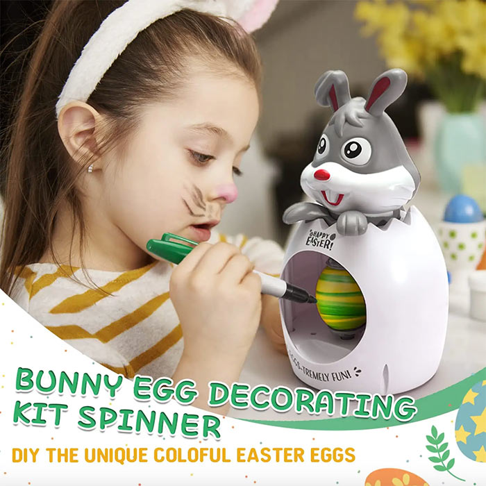 BunnyColor, plastic easter egg creation and colouring set - Image 5