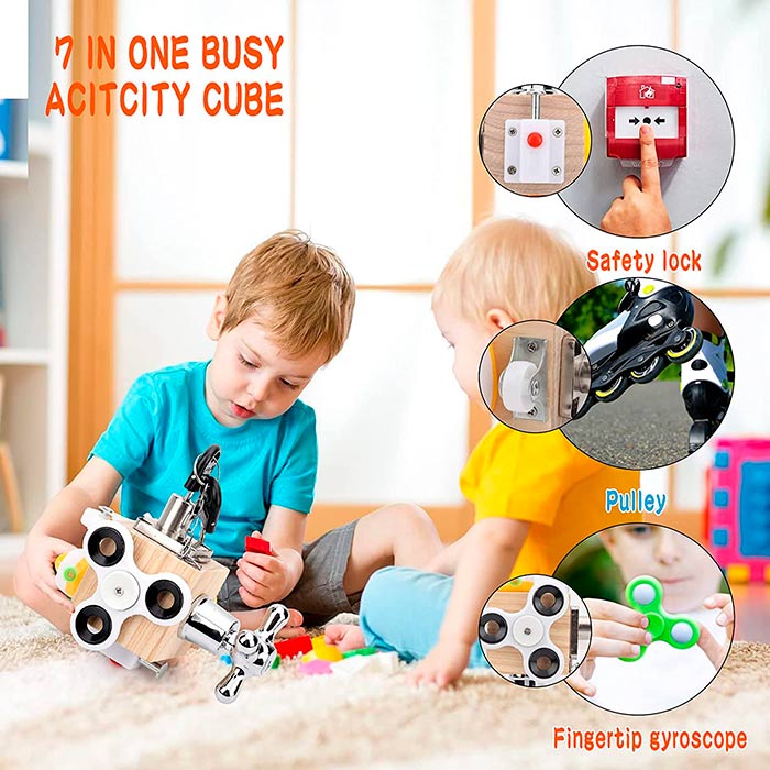 BusyCube, a 7-in-1 didactic toy that stimulates all areas of a child's development - Image 3