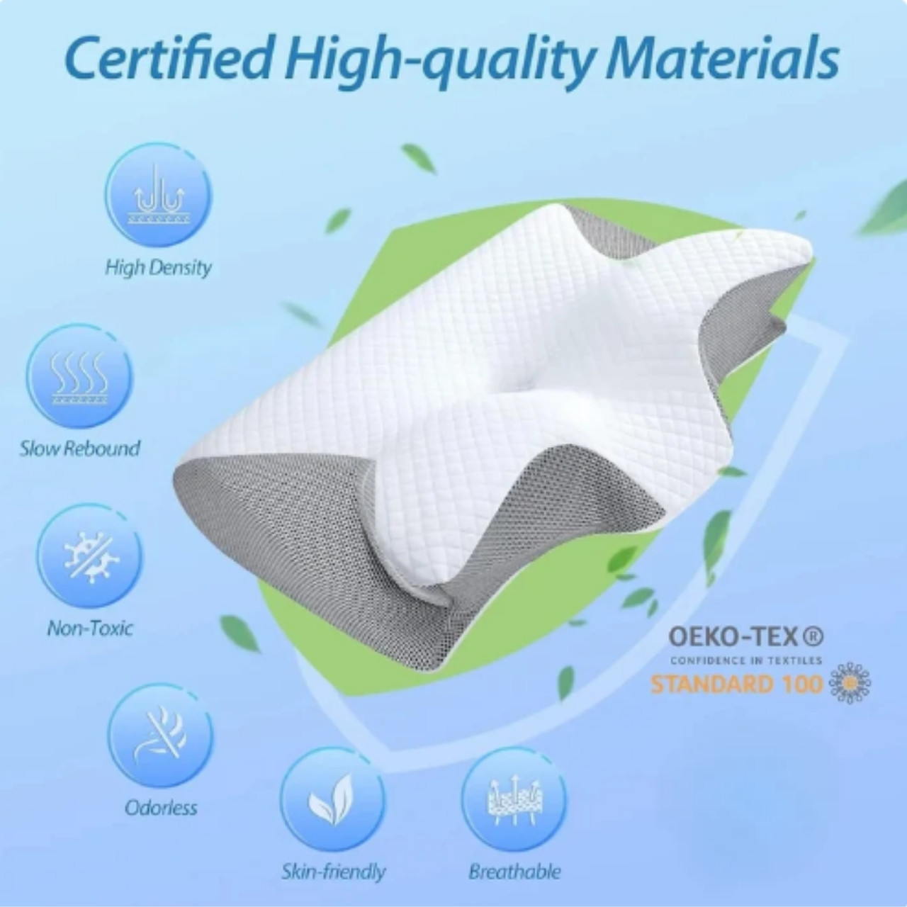 ButterflyPillow, ergonomic memory foam pillow - Image 6