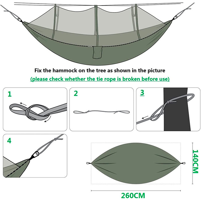 CampSleep, hammock with mosquito net - Image 5