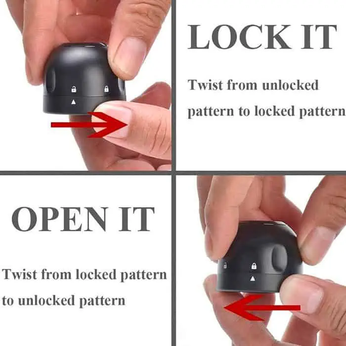 CapLock, vacuum stopper for bottle (1 for wine + 1 for sparkling wine) - Image 3