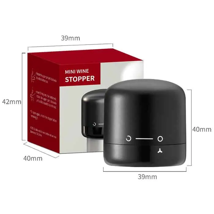 CapLock, vacuum stopper for bottle (1 for wine + 1 for sparkling wine) - Image 8