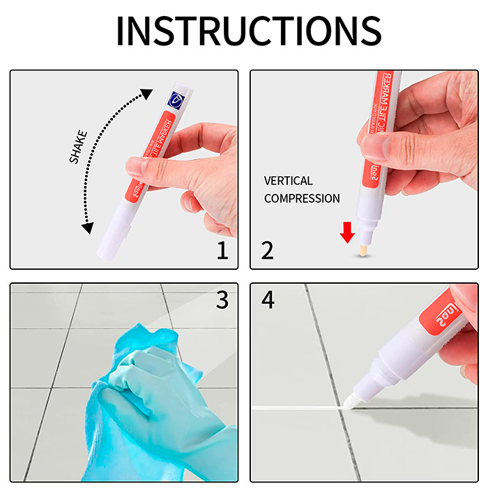 CeramicTilePen, grout colouring pen - Image 7