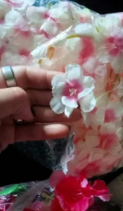 Cherry, artificial flowers with the look of natural cherry blossoms (1.8 m) - Image 10