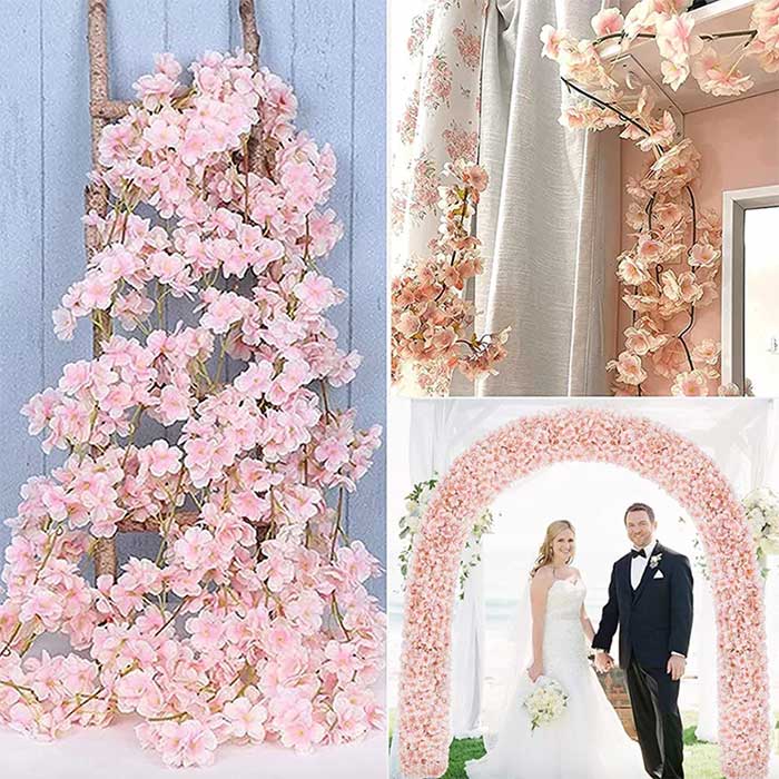 Artificial flowers are also suitable for various events such as weddings, birthdays, garden parties, etc.