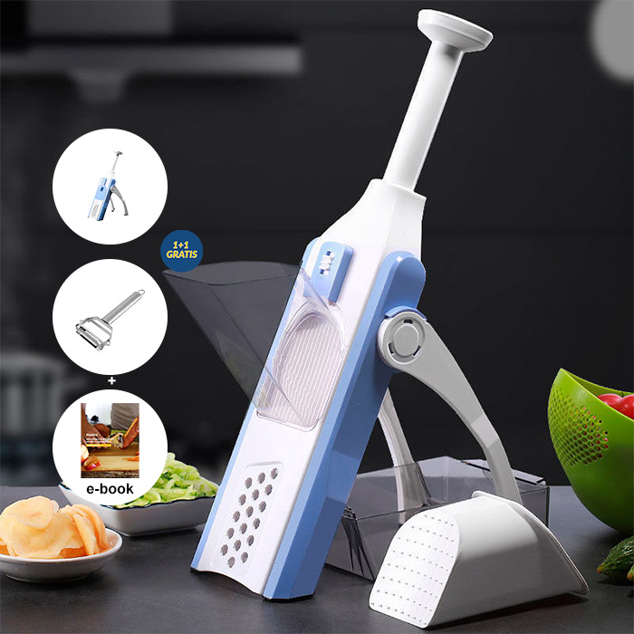 The two gadgets allow you to quickly prepare balanced meals, and you get an e-book with lots of ideas for healthy meals!