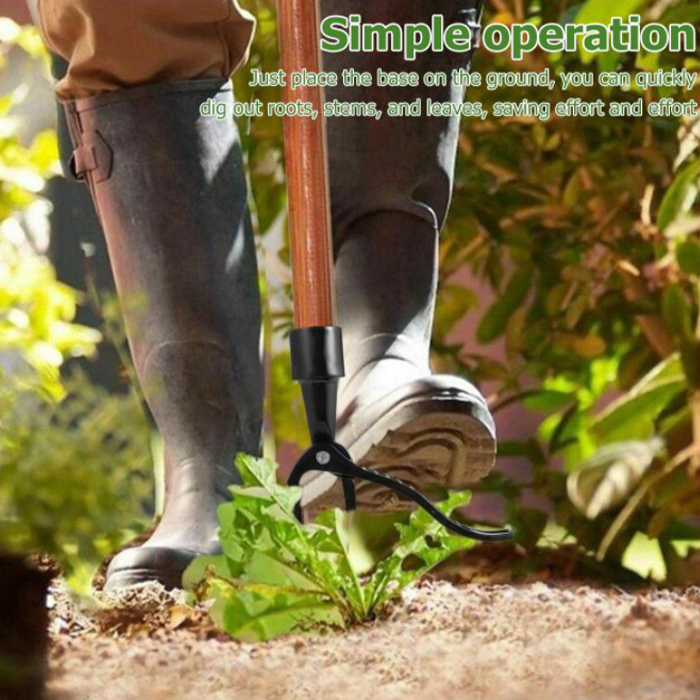 Allows you to weed standing up - without bending, kneeling or squatting!